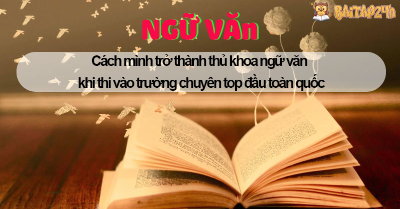 Cách mình trở thành thủ khoa ngữ văn