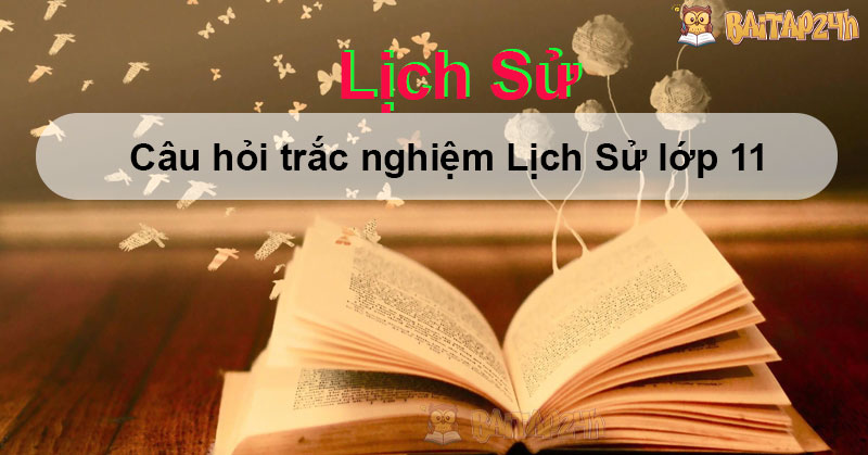 Câu hỏi trắc nghiệm Lịch Sử lớp 11 - Có đáp án