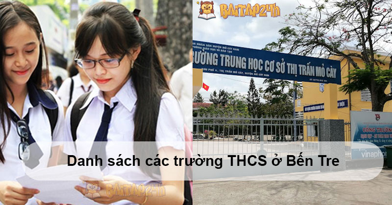 Danh sách các trường THCS ở Bến Tre