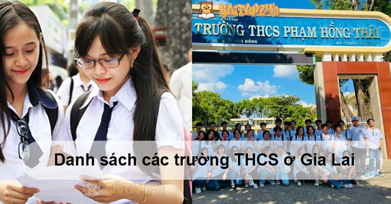 Danh sách các trường THCS ở Gia Lai