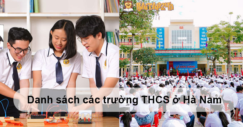 Danh sách các trường THCS ở Hà Nam