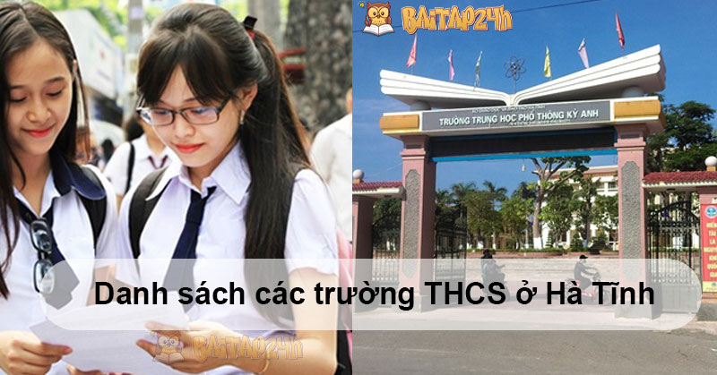 Danh sách các trường THCS ở Hà Tĩnh