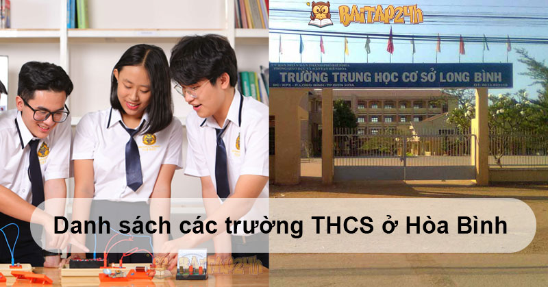 Danh sách các trường THCS ở Hòa Bình