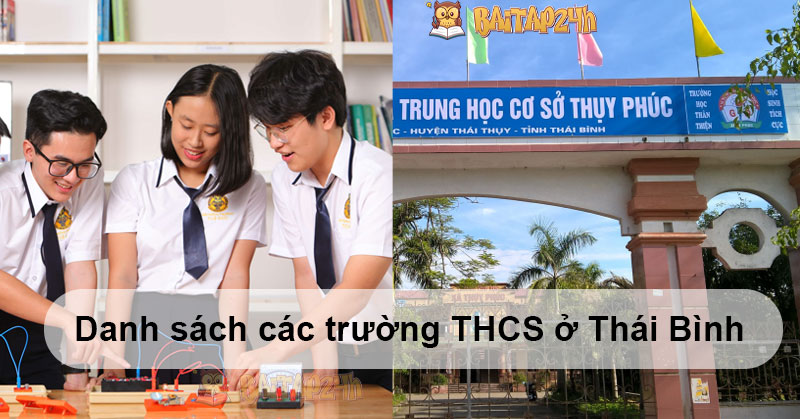 Danh sách các trường THCS ở Thái Bình