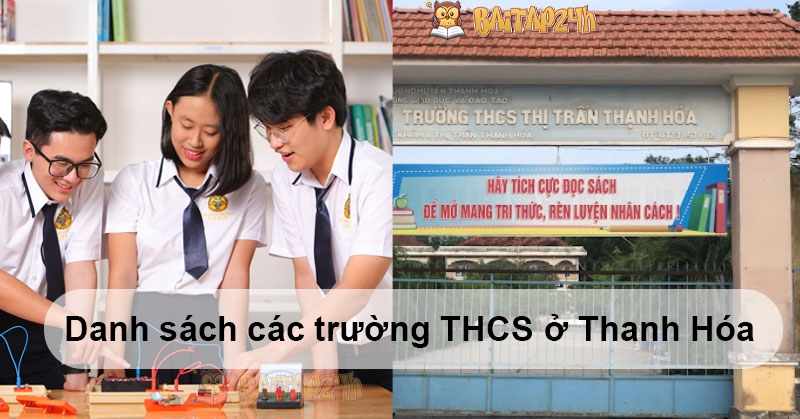 Danh sách các trường THCS ở Thanh Hóa