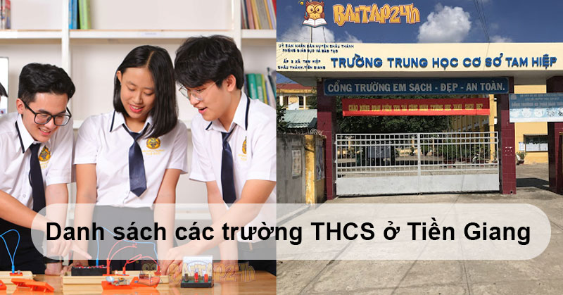 Danh sách các trường THCS ở Tiền Giang