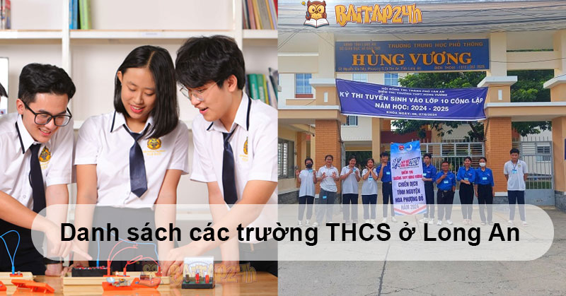 Danh sách các trường THCS ở Long An