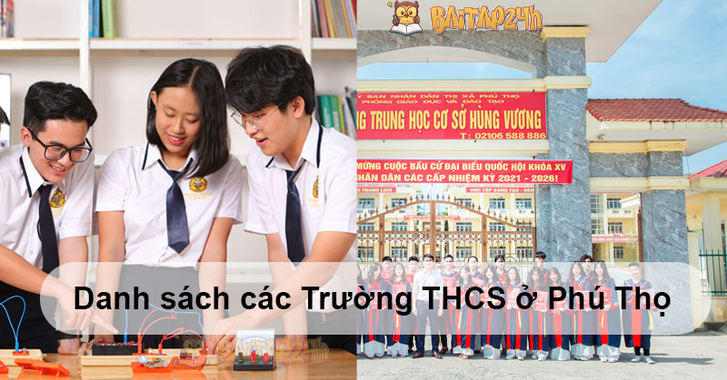 Danh sách các Trường THCS ở Phú Thọ