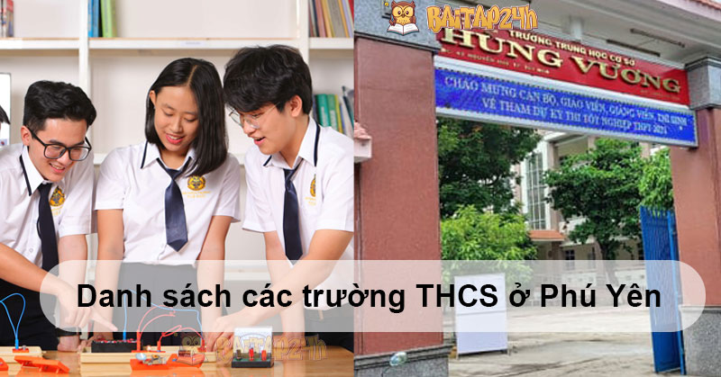 Danh sách các trường THCS ở Phú Yên