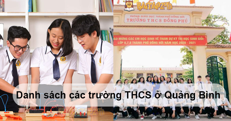 Danh sách các trường THCS ở Quảng Bình