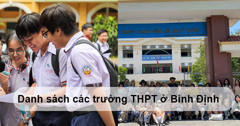 Danh sách các trường THPT ở Bình Định