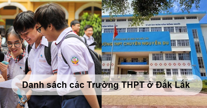 Danh sách các Trường THPT ở Đắk Lắk