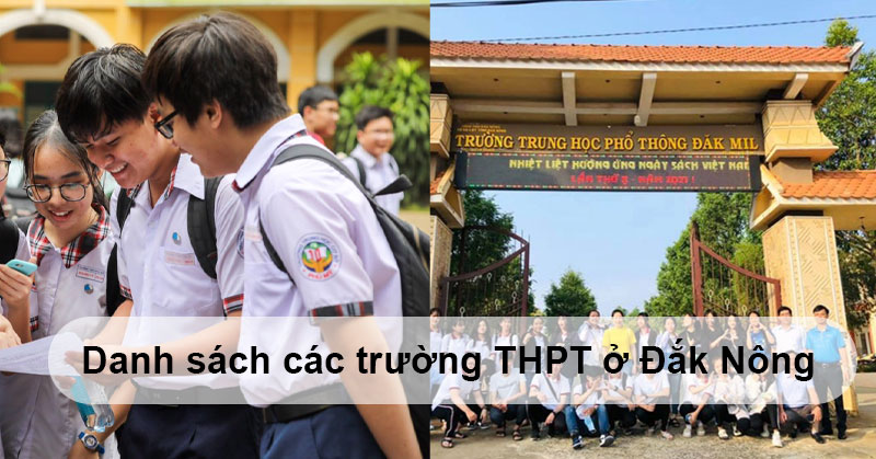 Danh sách các trường THPT ở Đắk Nông