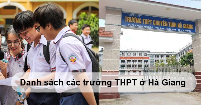 Danh sách các trường THPT ở Hà Giang