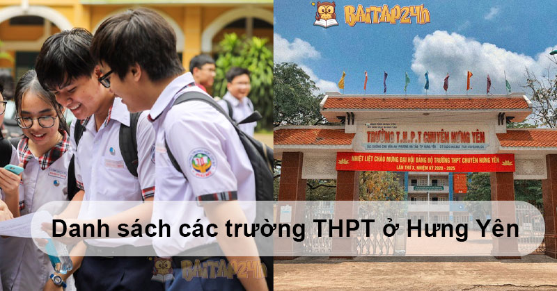 Danh sách các trường THPT ở Hưng Yên