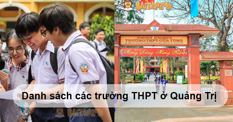 Danh sách các trường THPT ở Quảng Trị