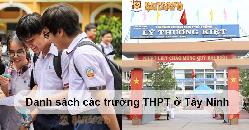 Danh sách các trường THPT ở Tây Ninh