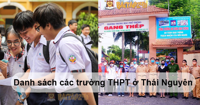 Danh sách các trường THPT ở Thái Nguyên