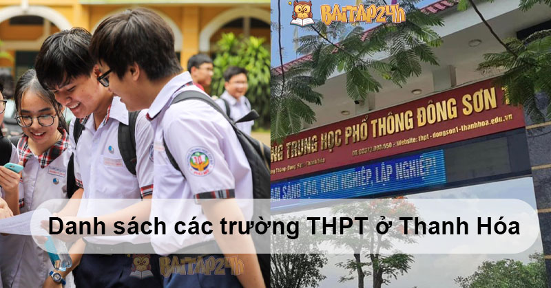 Danh sách các trường THPT ở Thanh Hóa