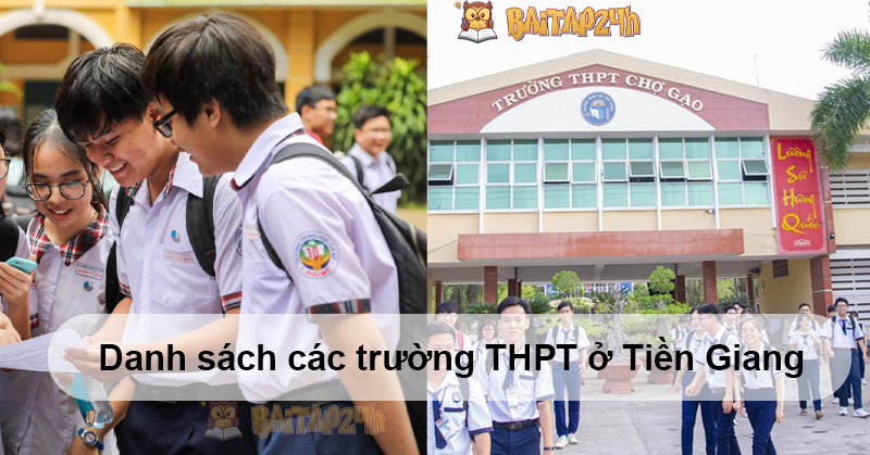 Danh sách các trường THPT ở Tiền Giang