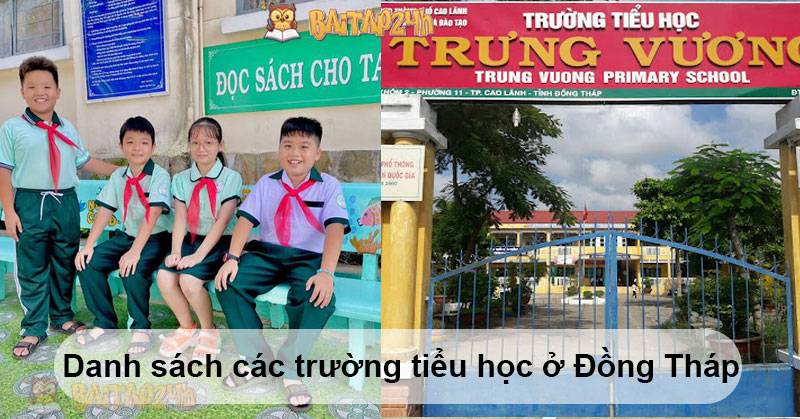 Danh sách các trường tiểu học ở Đồng Tháp