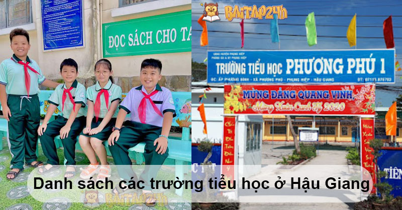 Danh sách các trường tiểu học ở Hậu Giang