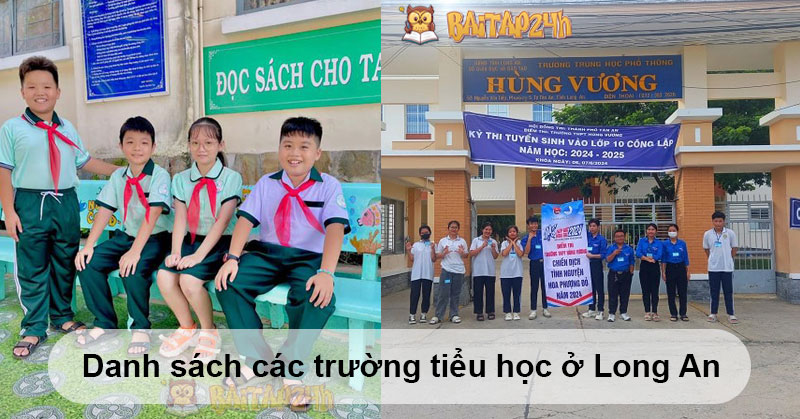 Danh sách các trường tiểu học ở Long An