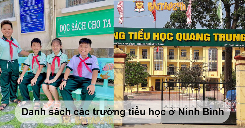 Danh sách các trường tiểu học ở Ninh Bình