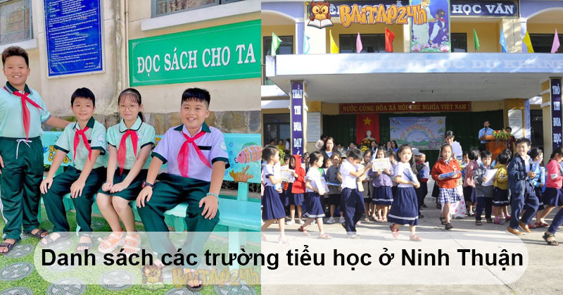 Danh sách các trường tiểu học ở Ninh Thuận