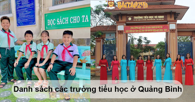 Danh sách các trường tiểu học ở Quảng Bình