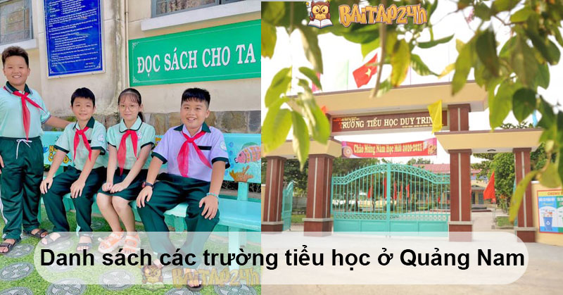 Danh sách các trường tiểu học ở Quảng Nam