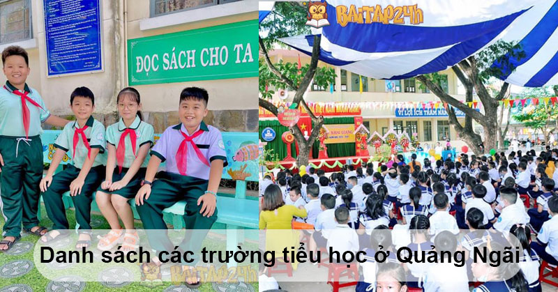 Danh sách các trường tiểu học ở Quảng Ngãi