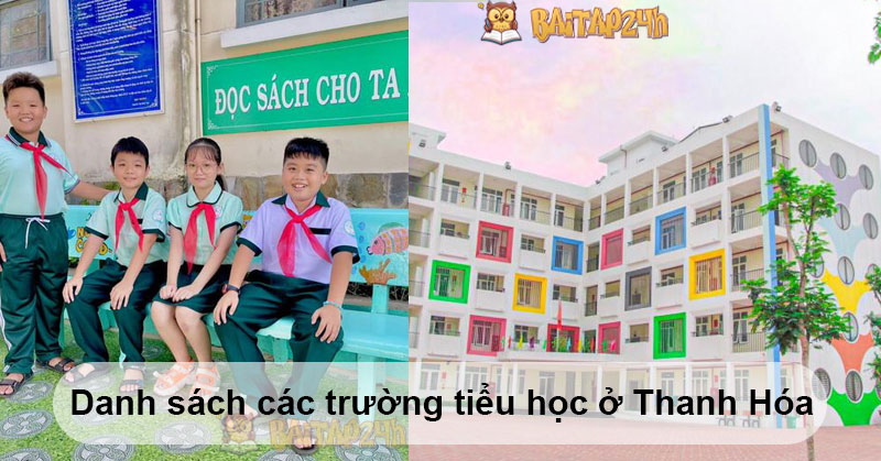 Danh sách các trường tiểu học ở Thanh Hóa