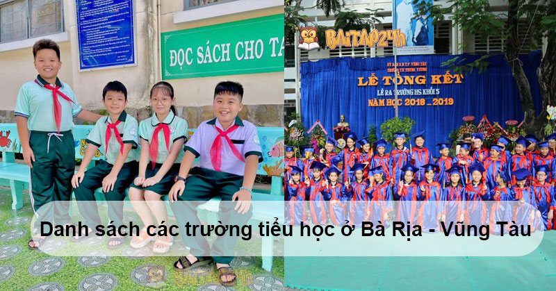 Danh sách các trường tiểu học ở Bà Rịa - Vũng Tàu