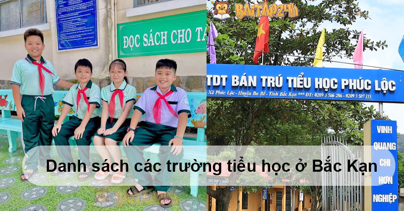 Danh sách các trường tiểu học ở Bắc Kạn