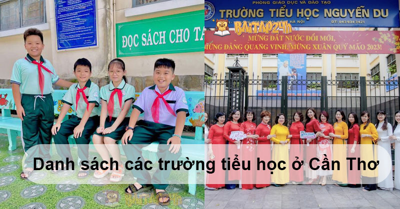 Danh sách các trường tiểu học ở Cần Thơ