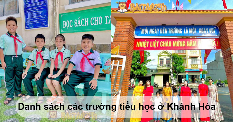 Danh sách các trường tiểu học ở Khánh Hòa