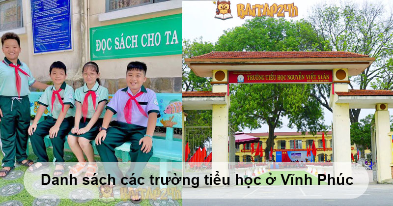 Danh sách các trường tiểu học ở Vĩnh Phúc