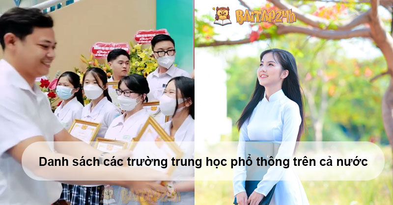 Danh sách các trường trung học phổ thông trên cả nước