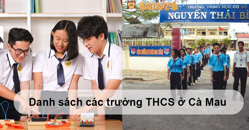 Danh sách các trường THCS ở Cà Mau