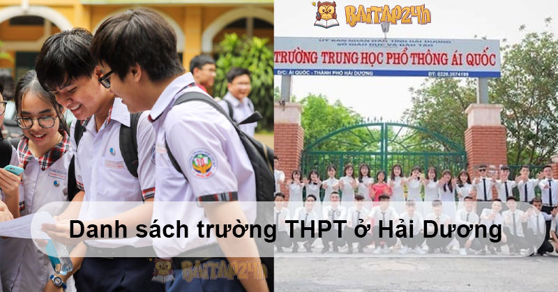 Danh sách trường THPT ở Hải Dương