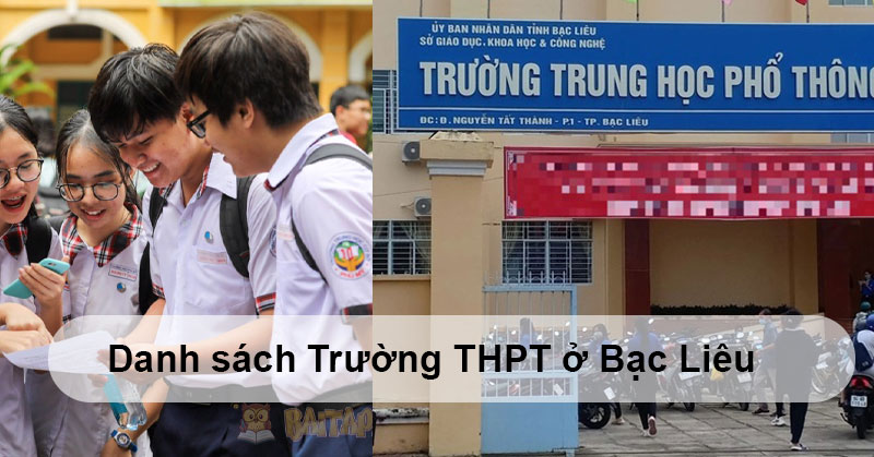 Danh sách Trường THPT ở Bạc Liêu