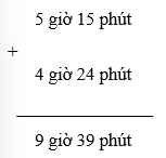 Giải Toán lớp 5 VNEN bài 84: Cộng số đo thời gian chi tiết